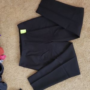 Black XOXO Straight Leg slacks with zip up back